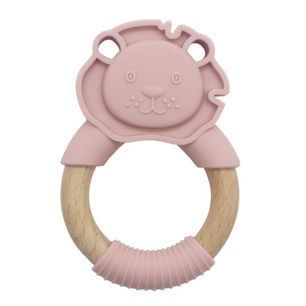 SofiAl Premium Baby Teething Toys, Silicone Teether Pain Relief for Babies, Baby Chew Toy Soothe, Sore, Cooling Gum Chew Toy, Hand Pacifier, BPA Free, Fridge and Sterilizer Safe (Lion)