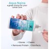 Aqua Naina 12 Fl Oz (Pack of 2) | Contact Lens Solution | Cleaning and Disinfecting Multi-Purpose Contact Solution | Convenient Everyday Lens Hygiene and Eye Care