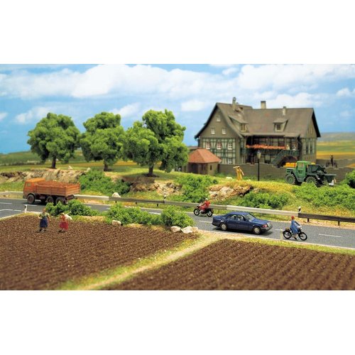 Busch 6022 Guard-Rail/Post Road Limits HO Scenery Scale Model Scenery