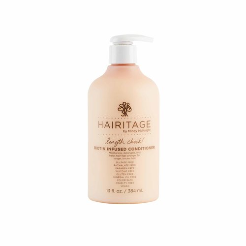 Hairitage Hair Conditioner Treatment Formulated With Biotin + Jamaican Castor Oil - Moisturizes + Detangles Hair - Revives Dry + Damaged Hair - Color-Safe, 13 Fl Oz