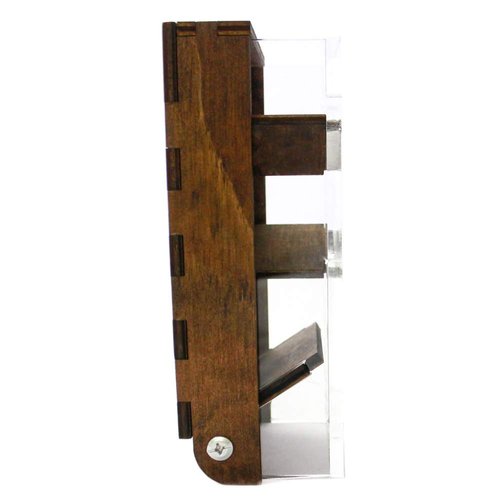 C4Labs Travel Portable Draw Bridge Dice Tower – Walnut