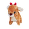 ZippyPaws Christmas Reindeer Dog Toy - Plush Squeaky Holiday Dog Gifts for Small & Medium Puppy Dogs, Interactive Hide & Seek Stocking Stuffers for Pets