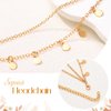 CLOACE Gold Sequin Head Chain Boho Tassel Headband Featival Costume Hair Band for Women