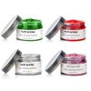 4 in 1 Temporary Hair Wax Color Grey Pink Red Green Instant Hairstyle Cream Hair Pomades Instant Hair Dye Wax for Women & Men Christmas Cosplay Date