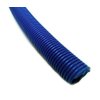 Electriduct 1" Split Wire Loom Tubing Polyethylene Corrugated Flexible Conduit (1 Inch ID) - Blue - 10 Feet