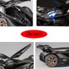 Toy Cars Lambo V12 Sports Race Car Model 1/24 Black Alloy Collectible Diecast Vehicles with Sound and Light