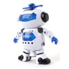 Musical Walking Dancing Robot Toy for Kids, Flashing Lights, 360° Body Spinning, Toddlers Bosys Girls Fun Toy Figure (Model 1)