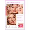 Magic Color Changing Lip Oil, Moisturizing Lip CareNon-Sticky Tinted Glitter Lip Glow Oil for Dry Lips Lip Care.(Color Changing Lip Oil)