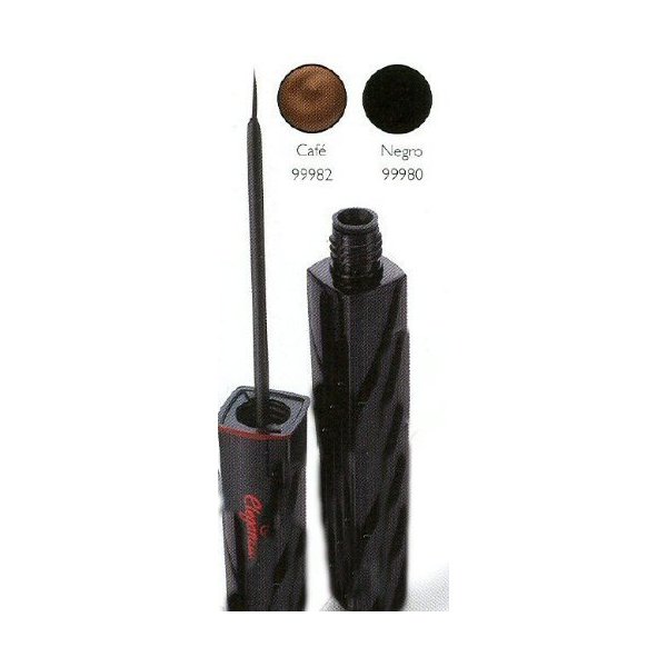 Zermat Eleganzza Liquid Eyeliner, Delineador Liquido 0.34oz (Black-Negro)