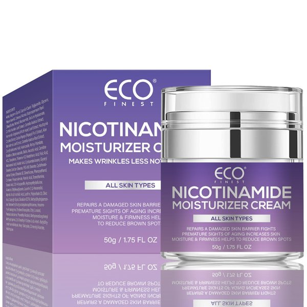 AKBAN Niacinamide Cream for Face with Sodium Hyaluronate & Centella, Daily Hydration Face Moisturizer Cream for Tightening and Renewal Skin, 50g