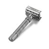 VIKINGS BLADE Adjustable Double Edge Safety Razor + Luxury Case. Smooth, Reusable, Eco-Friendly (The Emperor “Frosted Chrome”)