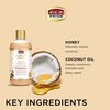 African Pride Moisture Miracle Honey & Coconut Oil Shampoo - For Natural Coils & Curls, Nourishes & Shines, Sulfate Free, Color Safe, 12 oz.