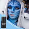CCBeauty Light Blue Face Body Paint Stick, Blue Eye Black Sticks for Sports, Grease FacePaint Makeup, Hypoallergenic Foundation Avatar Sally Corpse Bride Halloween Cosplay Costume Makeup Parties