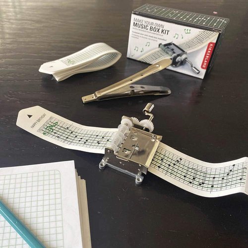 Kikkerland Make Your Own Music Box Kit