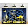Hero Backdrop for Birthday Party Decorations Blue Man Background for Baby Shower Party Cake Table Decorations Supplies Superhero Theme Banner 5x3ft