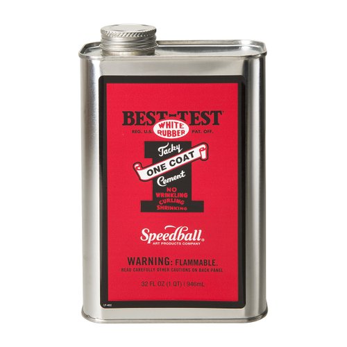 Best-Test One Coat Rubber Cement 32OZ Can