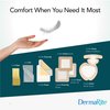ComfortFoam Foam Wound Dressing, 6” x 6”, 10 Pack, Soft Silicone Adhesive, Highly Absorbent, Latex Free, Self-Adherent, Flexible, Cut to Fit