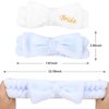 Jaciya Bachelorette Party Favors Spa Makeup Headband 8 Packs Bride Bridesmaid Headband Bridal Shower Gifts Wedding Hair Accessories(White,Blue)