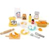 Miniature Food Toys Set, 1 : 12 Dollhouse Miniatures Play Kitchen Accessories Flour Egg Bread Resin Dollhouse Decor Food Mini Statue Model Doll House Miniatures Items for Kids Birthday