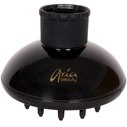 Aria Beauty Blow Dryer Diffuser - Attachment for Curly and Wavy Hair Types - Durable High-Temperature Resistant Plastic - Fits Most Blow Dryers - 1 pc