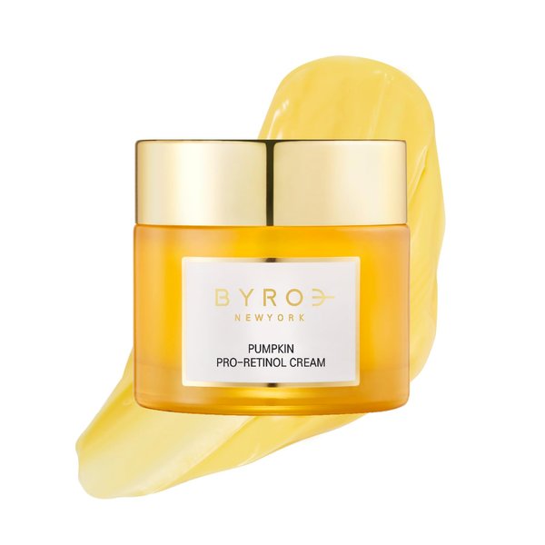 BYROE Pumpkin Pro-Retinol Anti Aging Face Cream | Correcting & Hydrating Formula with Eco Ceramides and Bakuchiol | Clinically Proven to Reduce Fine Lines and Wrinkles | Vegan, 50ml