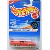 Hot Wheels 1996 First Editions #3 of 12 Models, red 1970 Dodge Charger Daytona 7 Spoke Wheels