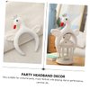 ABOOFAN 1pc Swan Headband Prom Headpiece Spa Headbands Makeup Hair Band Cosplay Hair Band Animal Themed Party Hats Swan Shape Headband Funny Headband Hair Accessories Lovely Headdress Yoga
