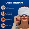 Cooling Eye Mask | Gel Eye Mask for Migraines, Dry Eyes, Puffiness, Dark Circles| Reusable Cold Eye Mask| Eye Ice Pack After Surgery| Bead Ice Face Cold Therapy Compress Sinus |Headaches|Sleep Mask