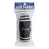 Champion Sports SL4B Youth Sock Style Soccer Shin Guards - Ages 4-6, Black, Small