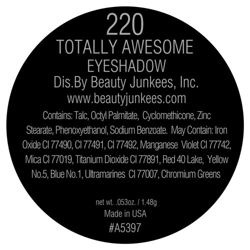 Totally Awesome Yellow Matte Eyeshadow - Highly Pigmented Professional Makeup Eye Shadow Single Pan, Wet or Dry Magnetic Refill, Paraben Gluten Free Make Up, Cruelty Free Cosmetics [26mm]