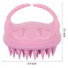BTYMS 3Pcs Hair Scalp Massager Shampoo Brush, Silicone Scalp Brush Handheld Shower Scalp Scrubber Cleansing Brush for Removing Dandruff