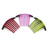SIDE COMB 3 PCS FRENCH TWIST HAIR COMB MIX COLER (Marble) TWO TONE MIX 7 TOOTH IT DELUXE.