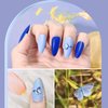 TsMADDTs Press On Nails Almond, 24 Colors Short Fake Nails with Nail Glues, 720PCS Glue On Nails