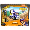 Rubble & Crew, Mix’s Cement Mixer Toy Truck with Action Figure and Movable Construction Toys, Kids Toys for Ages 3 and Up