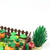 Sufeasdf Barn and Farm Building Block Set E, Chicken Coop, Garden, Crops, Compatible with Lego 853792 Accessory for Ages 6-12