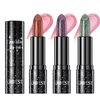 Domality 3Pcs Glitter Jelly Lipstick Set, 3 Colors Glossy Shimmer Lip Balm, Shinny Nourishing Waterproof Moisturizing Lip Gloss Lip Tint Magic Color Change with pH Value and Temperature