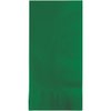 Creative Converting Touch of Color 100 Count 2-Ply Paper Dinner Napkins, Emerald Green