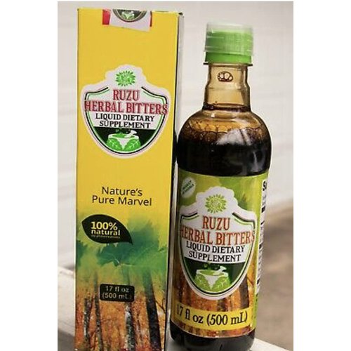 Ruzu Herbal Bitters 500ml 100% Nature's Pure Miracle