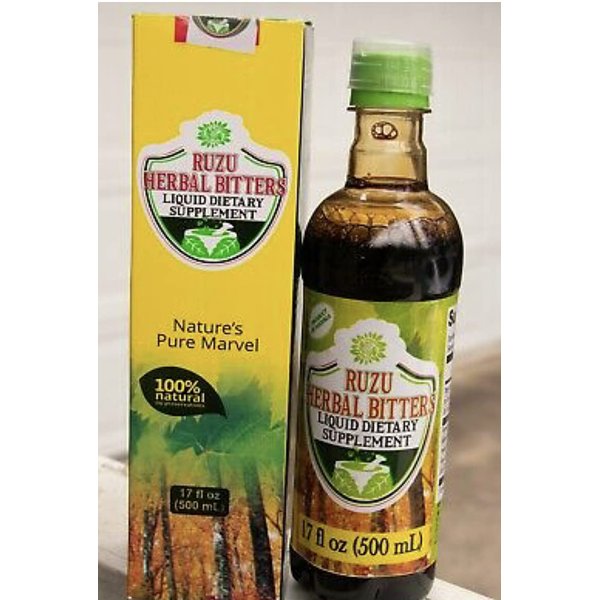 Ruzu Herbal Bitters 500ml 100% Nature's Pure Miracle