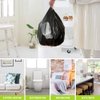 5 Gallon 180 Counts Small Strong Trash Bags Garbage Bags by RayPard, fit 18-20 Liter, 4.5-5,5.3 Gal trash Bin Liners for Home Office Kitchen Bathroom Bedroom, Black