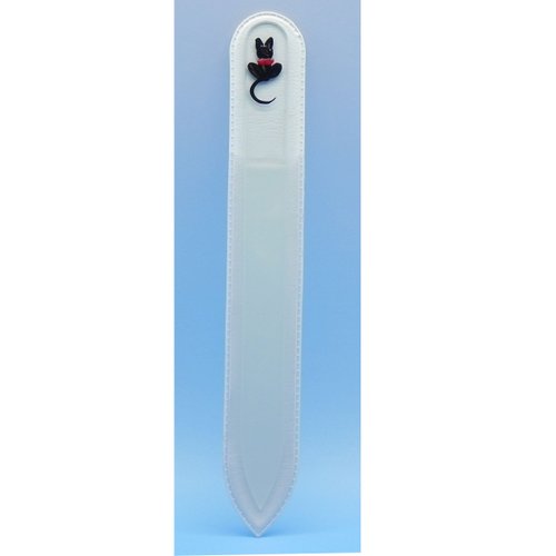 Crystal Manicure Nail File - Black Cat