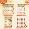 SICOHOME Fall Bingo Cards for Kids 26 Players Thanksgiving Bingo Game for Kids Adults Autumn Halloween Thanksgiving Fall Party Favors School Classroom Family Activities Supplies