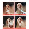 Orglace Ear Piercing Kit Disposable Self Ear Piercing Kit Safety 4 Pack Ear Piercing Gun Kit Tool with 5mm Earring Studs