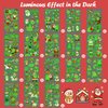 36 Sheets Glow Christmas Temporary Tattoos for Kids, Christmas Style Fake Tattoo for Boys and Girls, Luminous Christmas Temporary Tattoo for Kids Stocking Stuffers and Gift Christmas Party Decoration