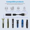 cablecc 6pcs/Set Female USB-C to DC 5V 2Pin Power Charge Adapter for Electric Hair Clipper Beard Trimmers Shavers Beauty Instruments