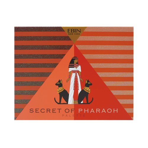 EBIN NEW YORK Coral Oasis - Secret of Pharaoh Eyeshadow Palette, Highly Pigmented and Blendable, Cruelty-Free, Long-Lasting Matte & Shimmer
