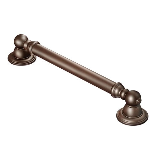 Moen YG5424ORB Bathroom Safety 24-Inch Stainless Steel Traditional Bathroom Grab Bar, Oil-Rubbed Bronze