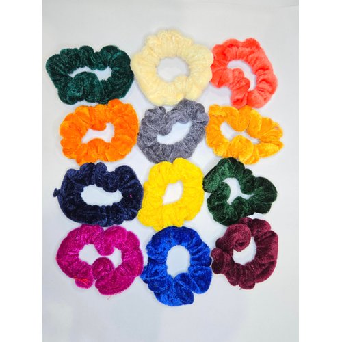 12 Pcs Velvet Hair Scrunchies Hair Bands for Women or Girls,Elastic Soft Ponytail Holder Hair Ties for Birthday, Party, Thanksgiving, Christmas(11 colors)