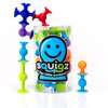 Fat Brain Toys Squigz Starter Set, 24 Piece Suction Toys, Suction Bath Toys, Sensory Toys for Kids 3 and Up