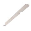 10PCS Silver Stainless Steel Double-Sided Nail Files with Curved Tip Nail Polish File Buffer Fingernails Toenails Manicure File for Hand and Foot Care